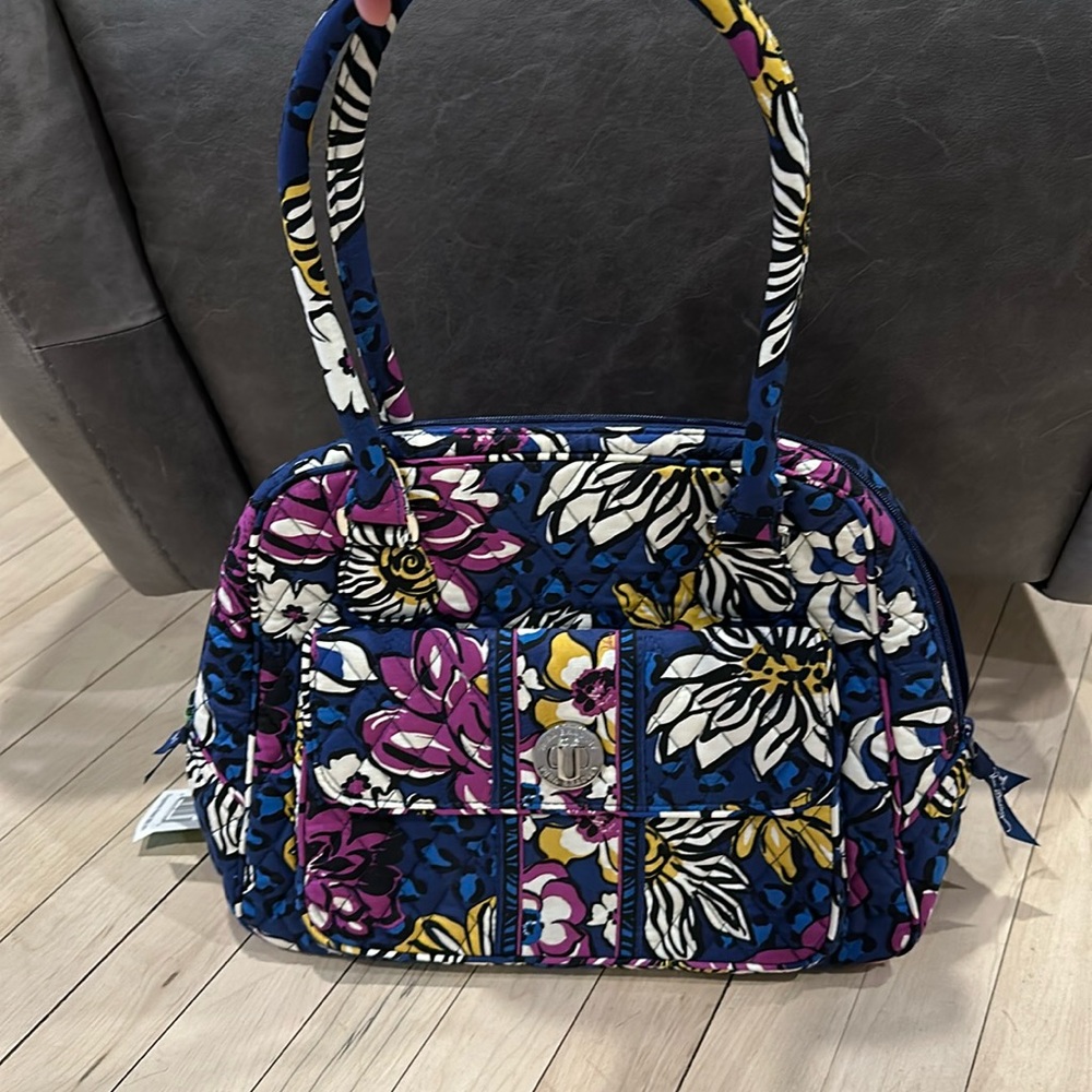 NWT Vera Bradley lock turn satchel
